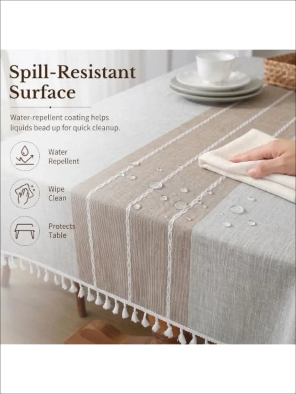 N/A rectangular tablecloth